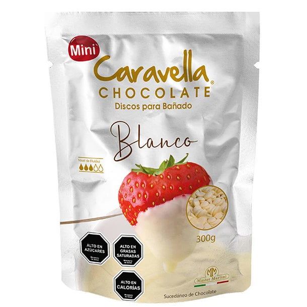 Caravella Mini Cobertura Chocolate BLANCO 300grs