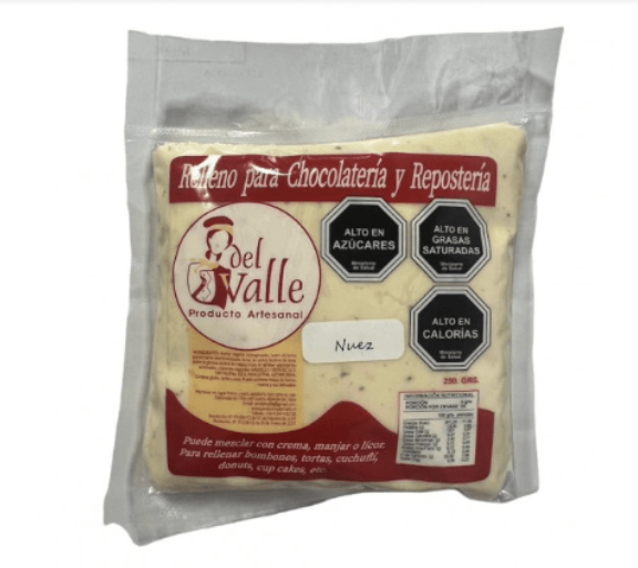 Relleno para Chocolateria NUEZ 250 grs