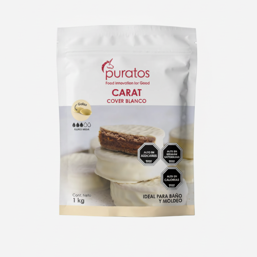 chocolate blanco alfajores puratos caravella concepcion
