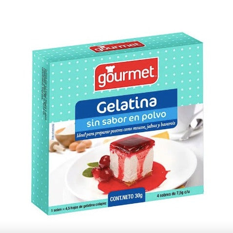 Gelatina Gourmet sin sabor 30grs