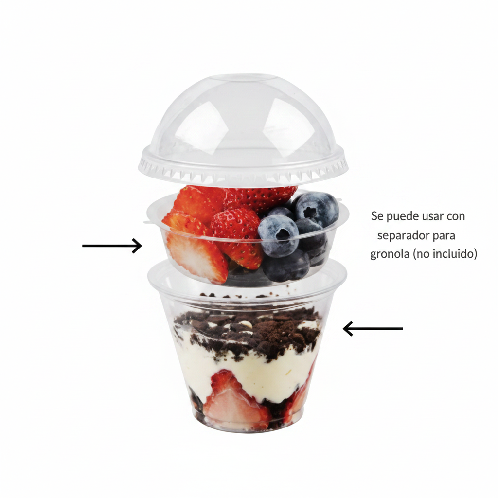 vaso para granola concepcion