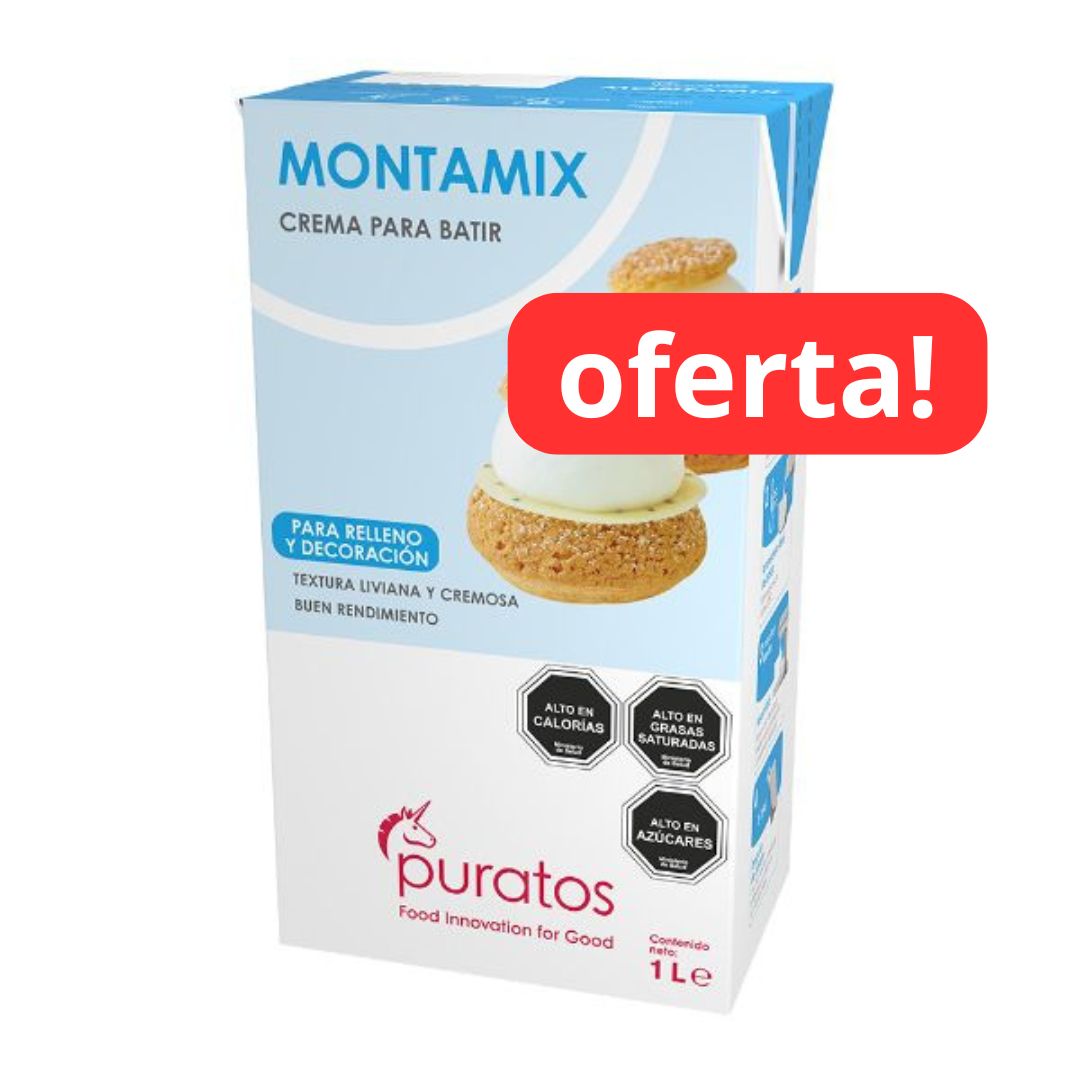 Crema Vegetal Montamix Puratos - Desechables Chiguayante