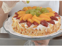 Blonda redonda Nº20 para bandeja Nº7 (10 un) - Desechables Chiguayante