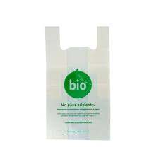 Bolsa Camiseta Biodegradable 100 unidades - Desechables Chiguayante