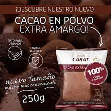 Cacao Carat Extra Amargo Puratos 250grs