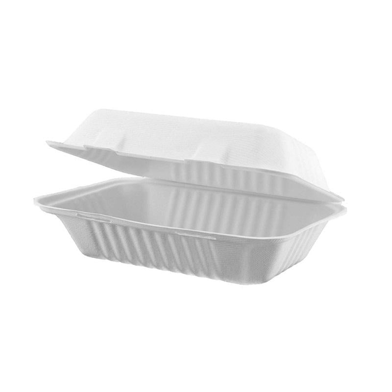 Contenedor Rectangular 24x14x7 cm COMPOSTABLE