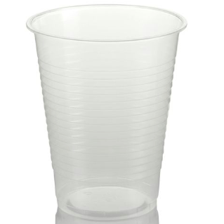 Vaso PlĂĄstico 300ml Transp. 100 un - Desechables Chiguayante
