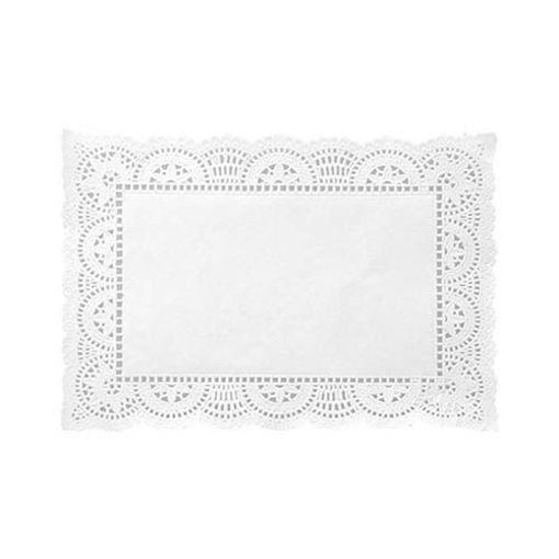 Blonda Rectangular Nº17 para Bandeja Rect Nº13 (10 un) - Desechables Chiguayante