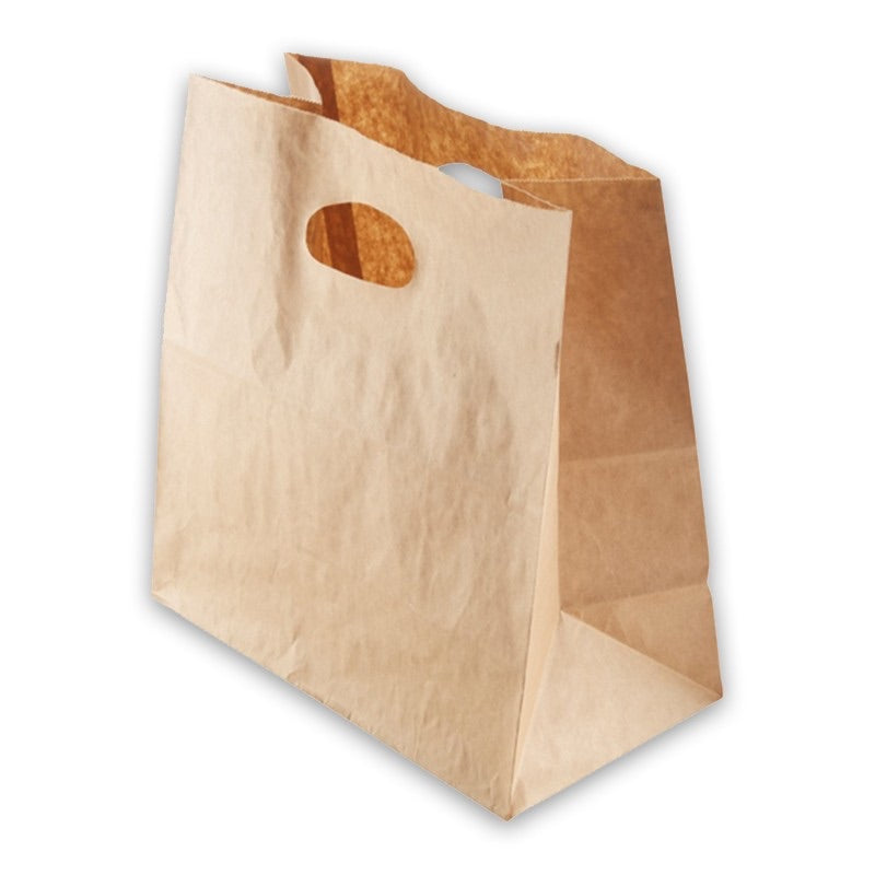 Bolsa de Papel delivery 27x28x14 (25 un) - Desechables Chiguayante