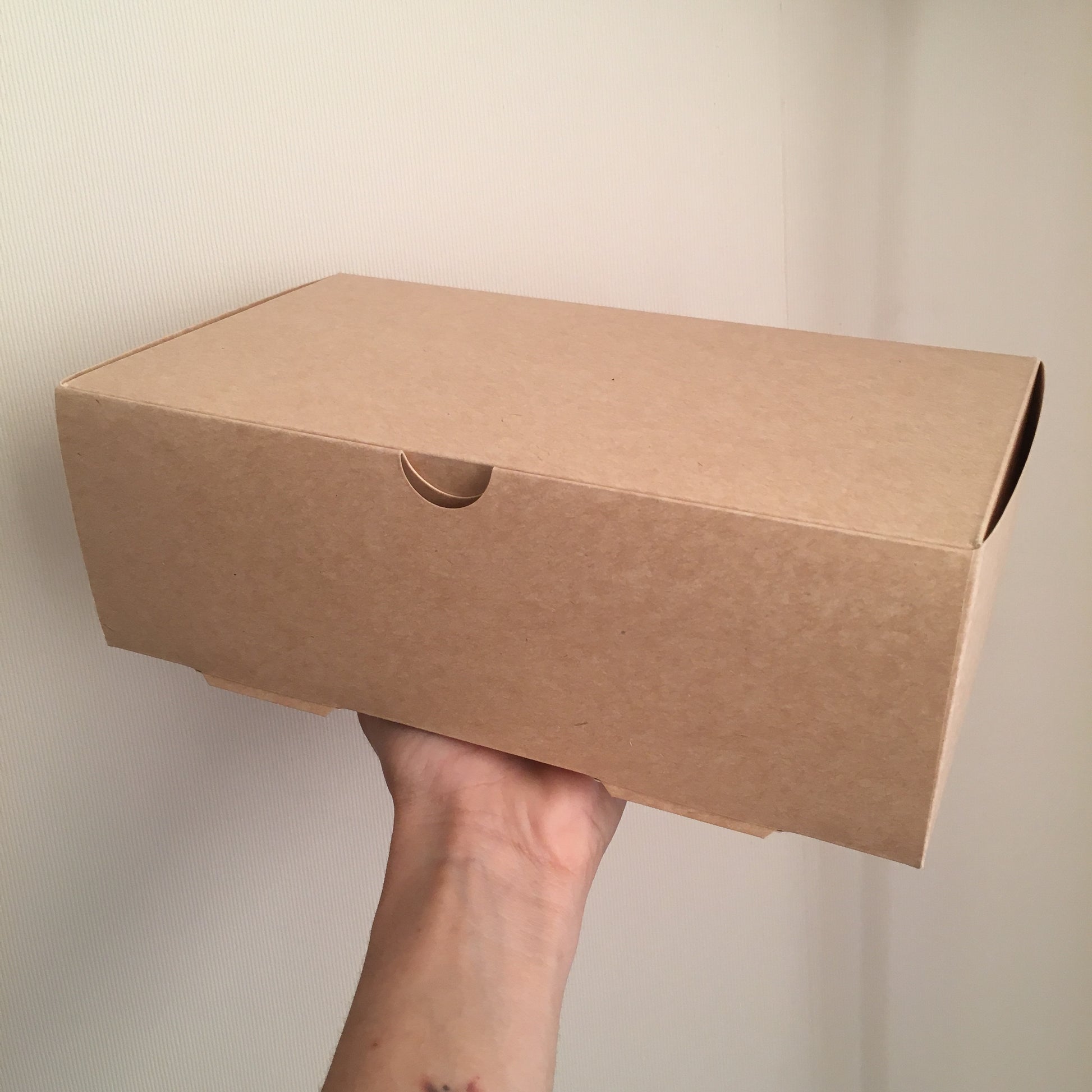 Caja Kraft rectangular - Desechables Chiguayante