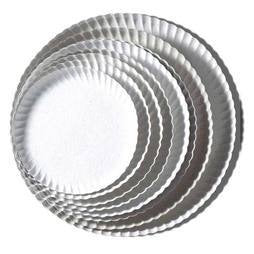 Bandeja Redonda Nº8 Cartón (10 un) - Desechables Chiguayante