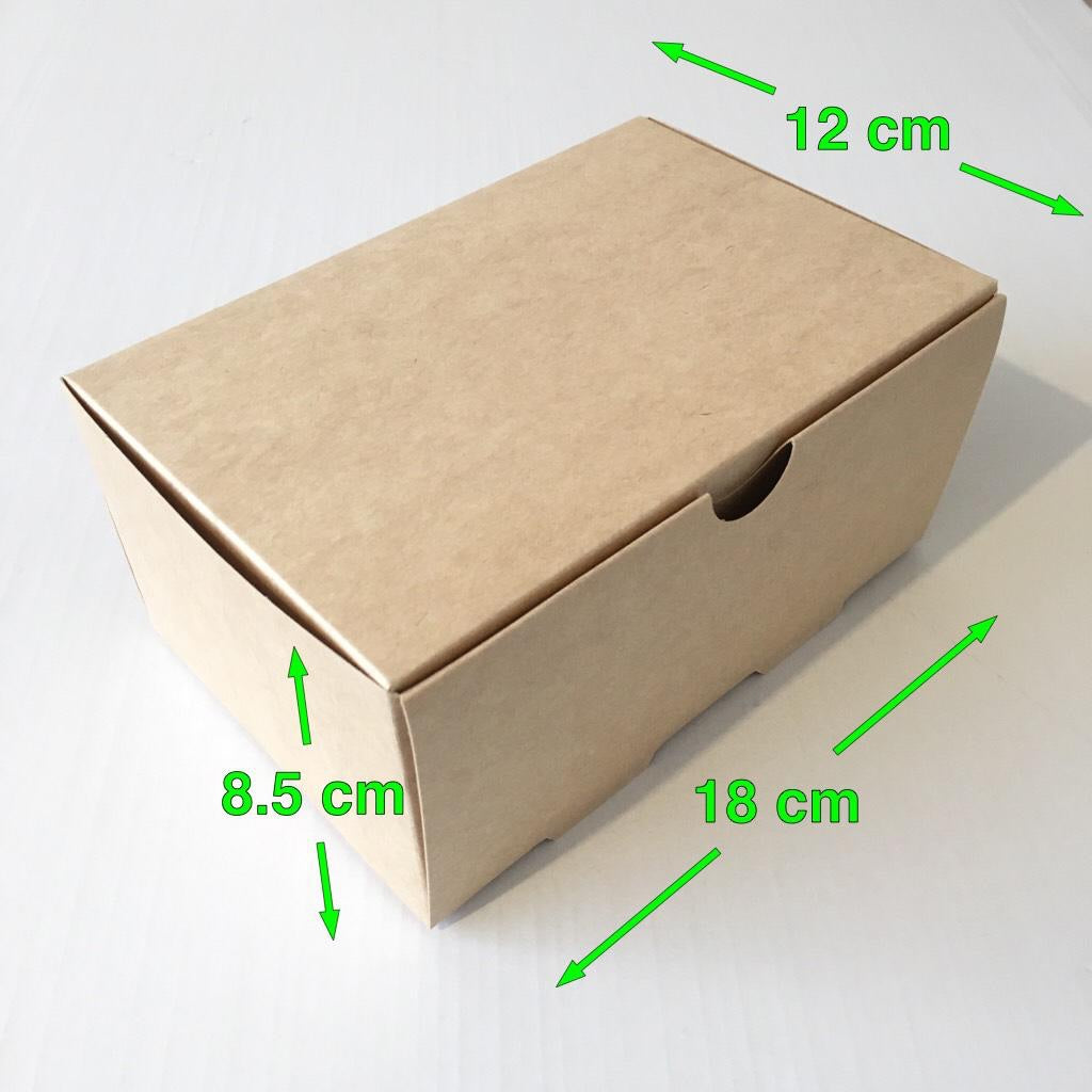 Caja Kraft rectangular - Desechables Chiguayante