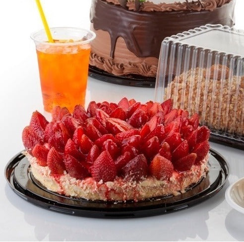 Porta Kuchen Plástica Boutique Base 26 cm x 6 alto (interior 23cm) - Desechables Chiguayante