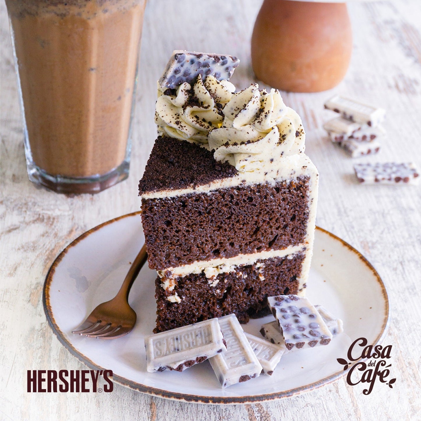 Chocolate HERSHEY'S Cookie BLANCO 77 grs