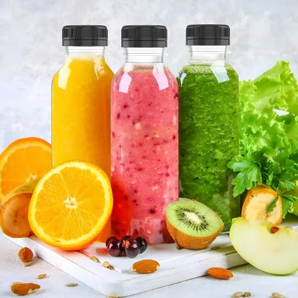 Botella PET 300ml con tapa Negra