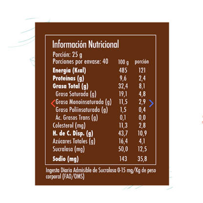 neucober 39% sin azucar concepcion