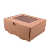 Caja Cuadrada con Ventana 900 cc