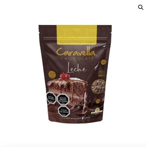 Cobertura Chocolate LECHE 1 Kilo Caravella