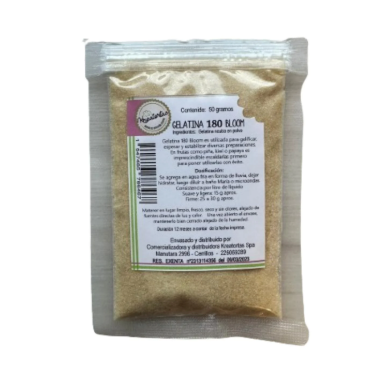 Gelatina 180 Bloom 50grs Kreatorta