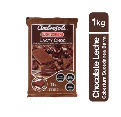Cobertura Barra Chocolate LACTY CHOC Ambrosoli 1 KL
