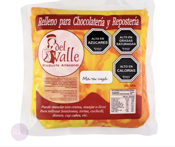 Relleno para Chocolateria MARACUYA  250 grs