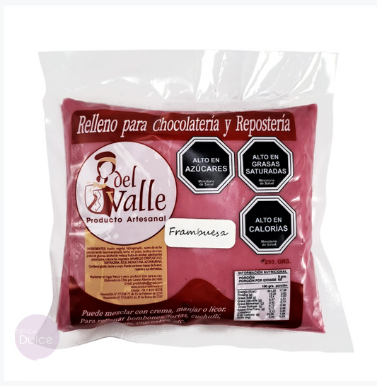 Relleno para Chocolateria FRAMBUESA 250 grs