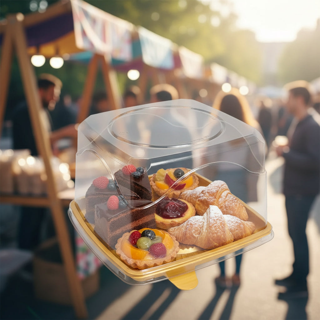 Exibidor de trozos de torta concepcion