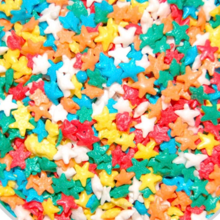 Mostacilla Estrella Multicolor 100grs