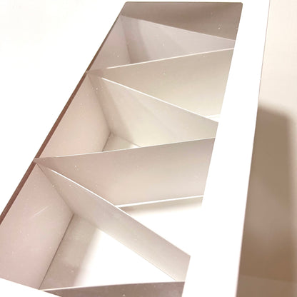 Caja Blanca 5 Trozos Triangulares con ventana