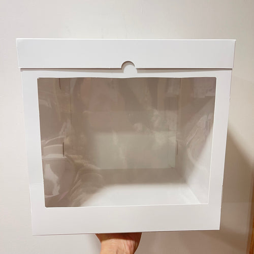Caja Blanca para Torta con ventana 30x30x30 cm