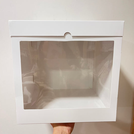 Caja Blanca para Torta con ventana 30x30x30 cm