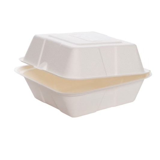 Porta Mini torta compostable porta hamburguesa papas fritas
