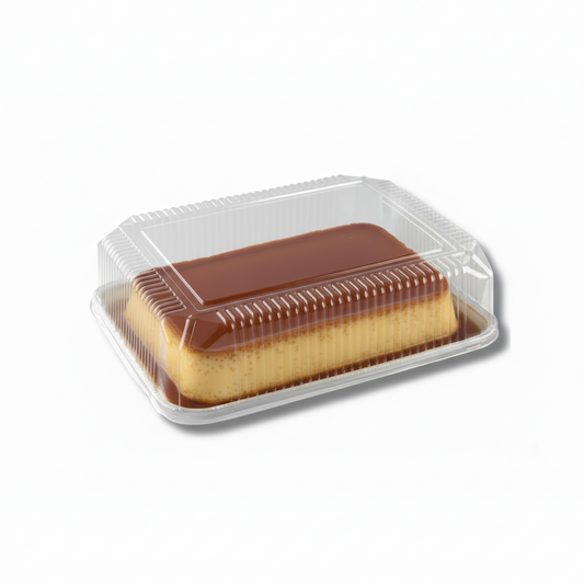 Porta Torta Rectangular Blanca 36x23x11