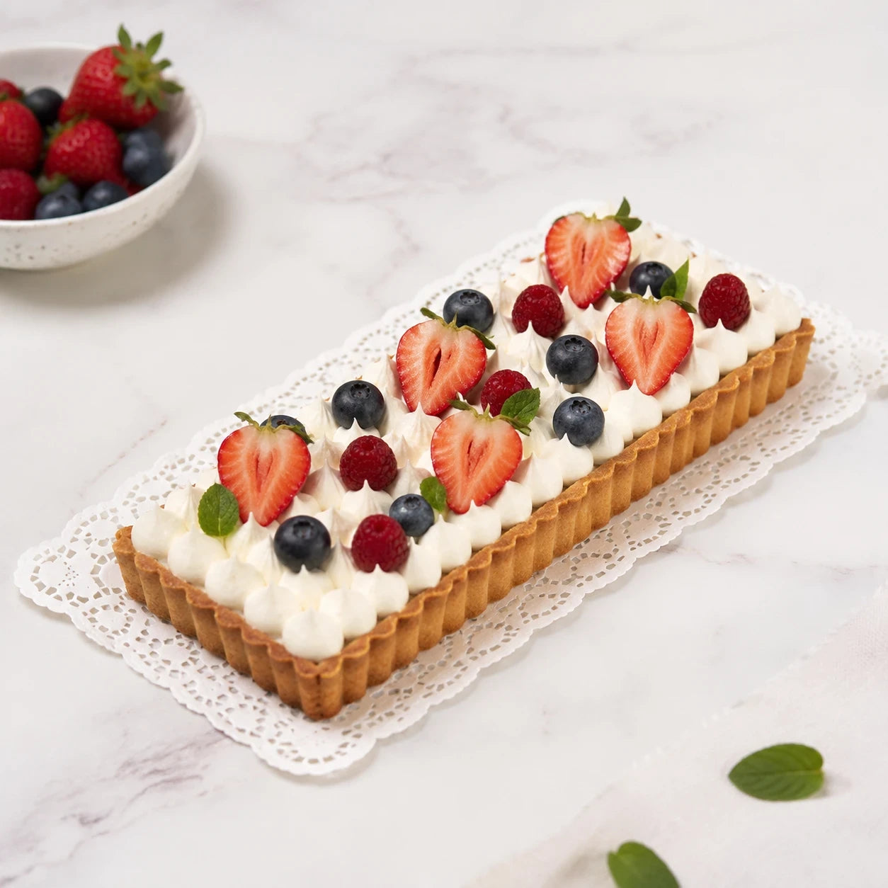 Blonda Rectangular Nº 2 Brazo de Reina