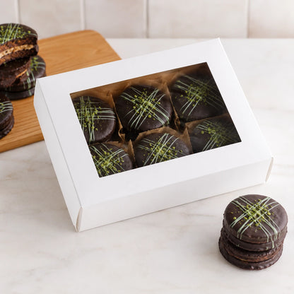 Caja Blanca para 6 Alfajores