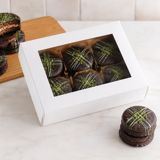 Caja Blanca para 6 Alfajores