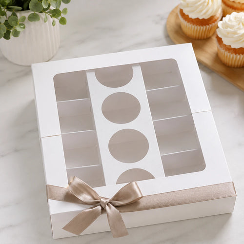 Caja Blanca para Picoteo 6 Divisiones
