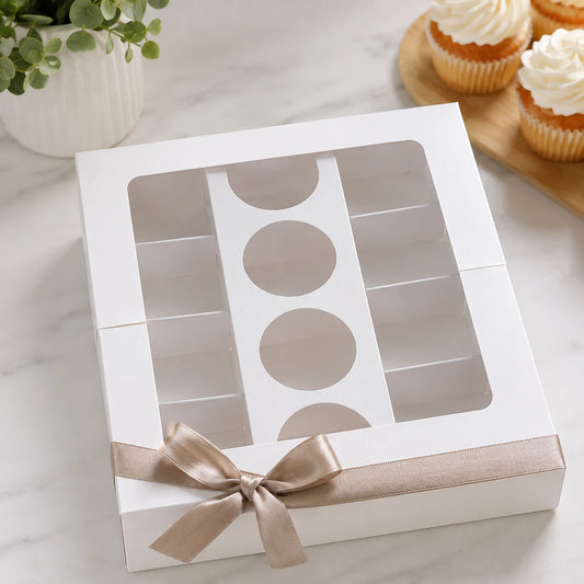 Caja Blanca para Picoteo 6 Divisiones