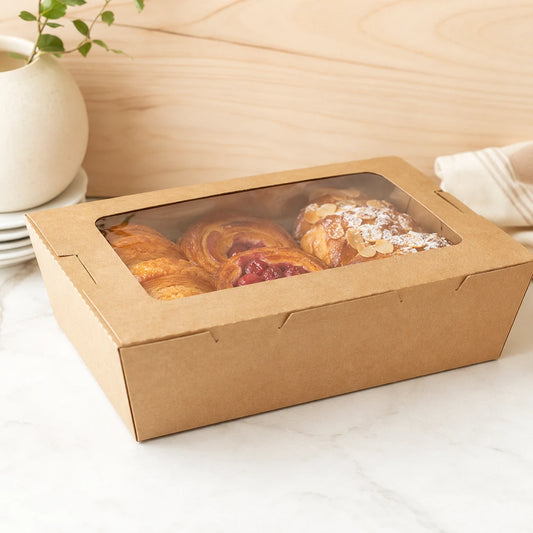 Caja Kraft c/Ventana 1200ml