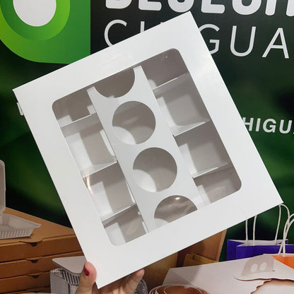 caja para picadillo con ventana
