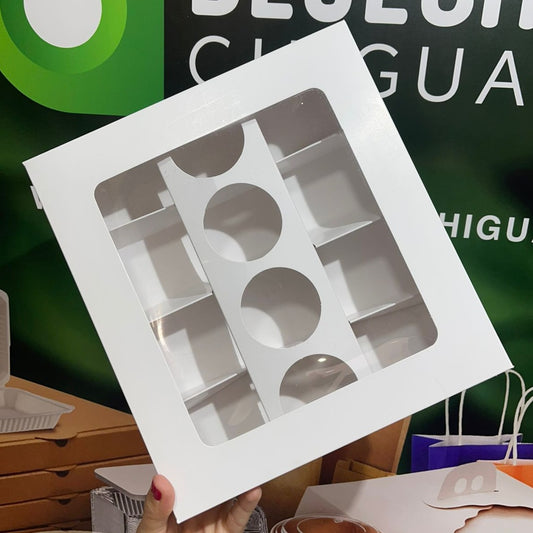 caja para picadillo con ventana