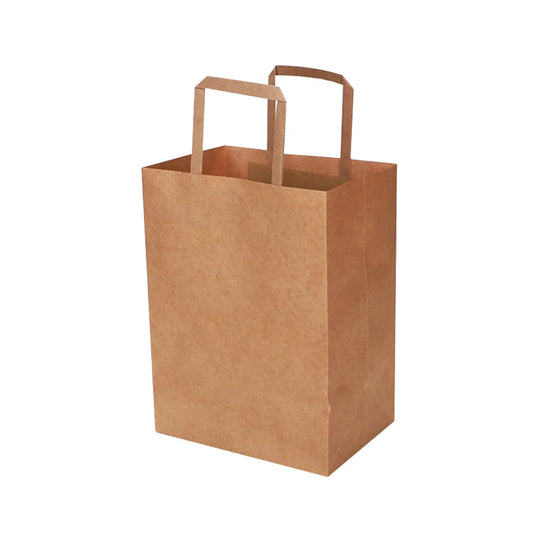 Bolsa de Papel de KRAFT 24x18x9 MANILLA PLANA