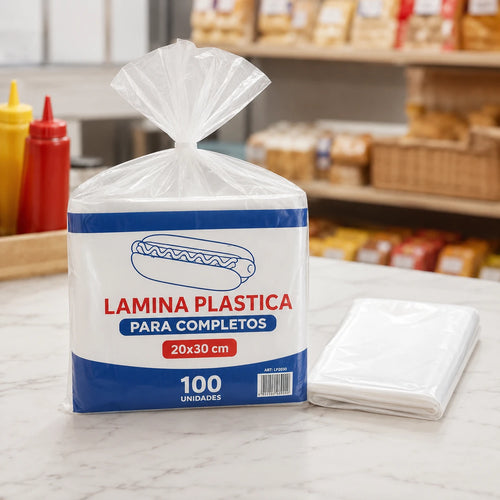 Lamina Plastica 20x30 100 un para Completos
