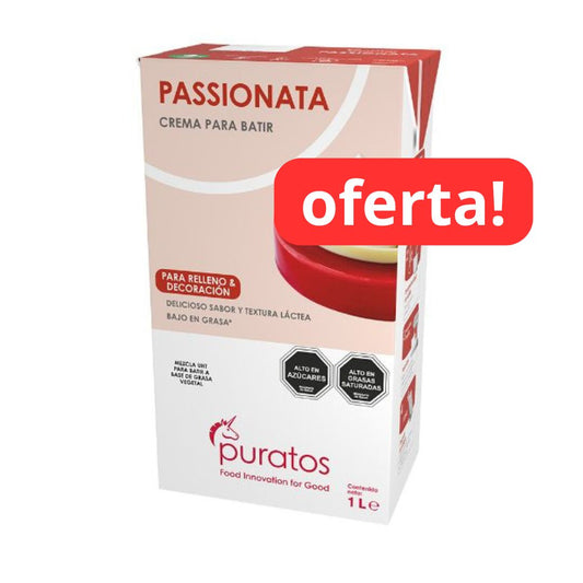 Crema Vegetal Passionata Puratos - Desechables Chiguayante