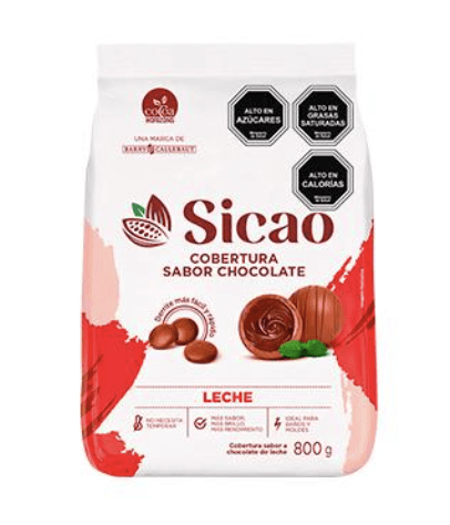 Cobertura Sicao LECHE 800grs Chocolate