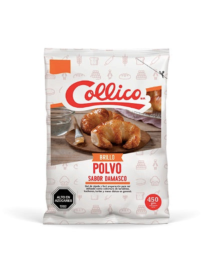 Brillo Polvo Damasco 450grs Collico
