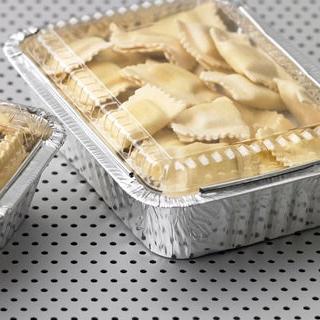 Contenedor Aluminio C18 TAPA TRANSPARENTE Set 20 un - Desechables Chiguayante