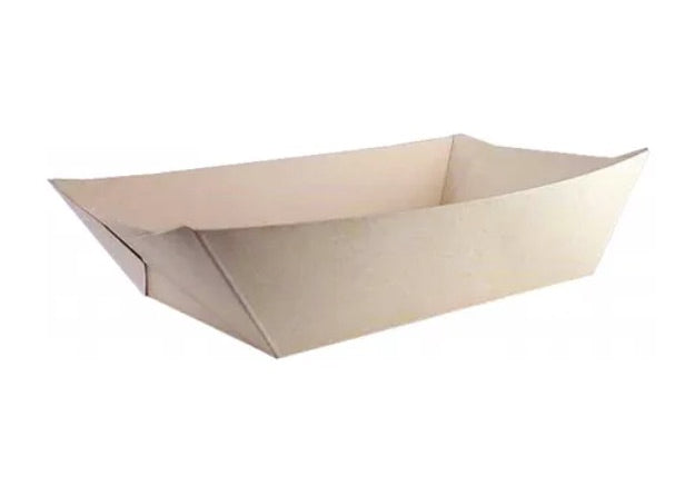 Bandejas Kraft tipo canoa