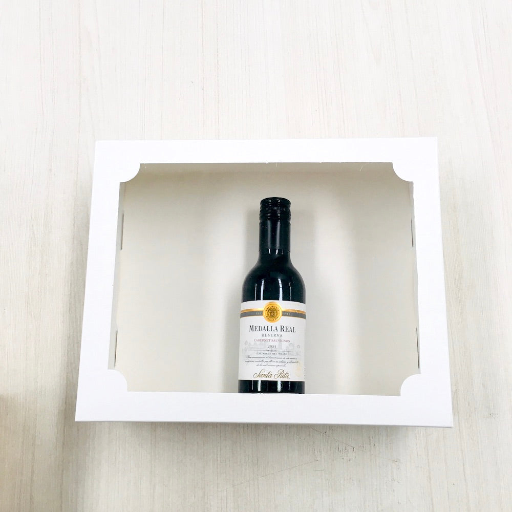 Caja Blanca con Ventana 25x20x7cm