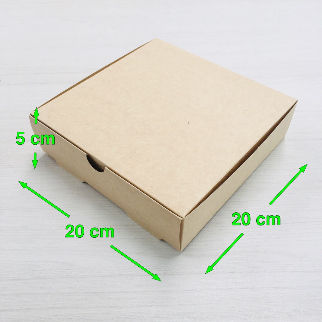 Caja Kraft rectangular - Desechables Chiguayante